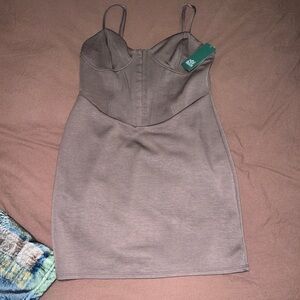 Wild Fable Brown Mini Dress